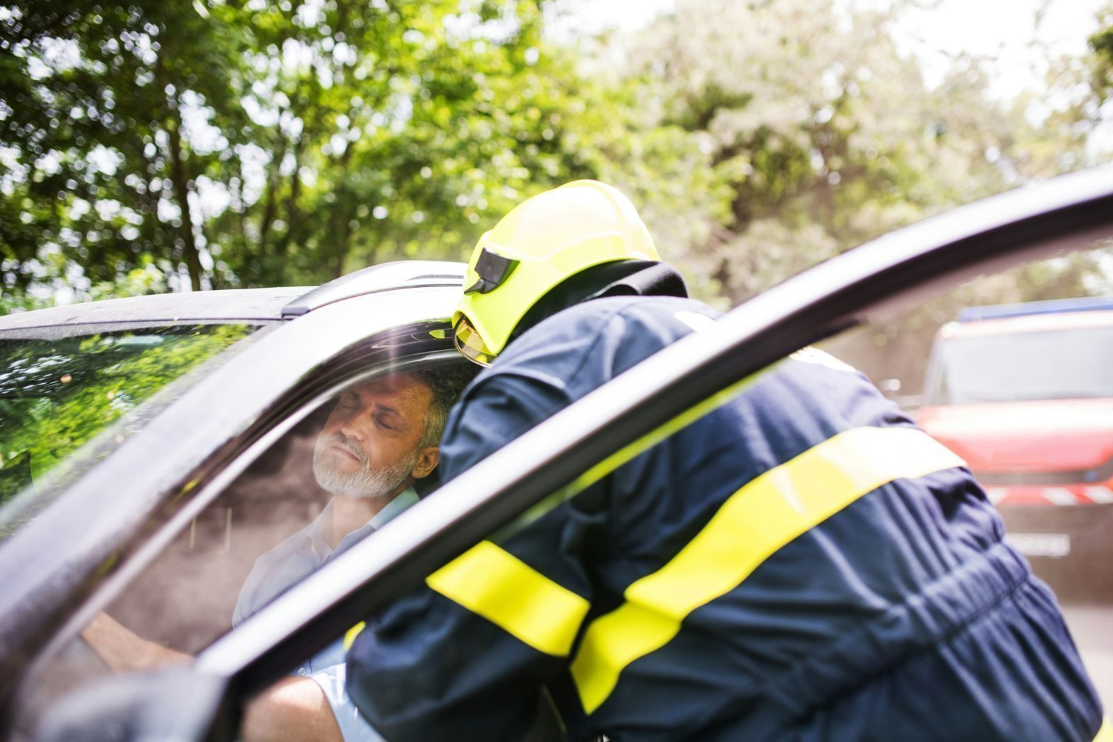 Emergency services exercise in progress